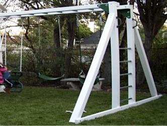 Monkey Bar System With A-Frame