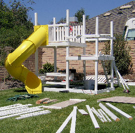 We will assemble your swing set for you